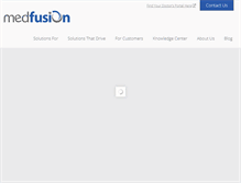 Tablet Screenshot of medfusion.com